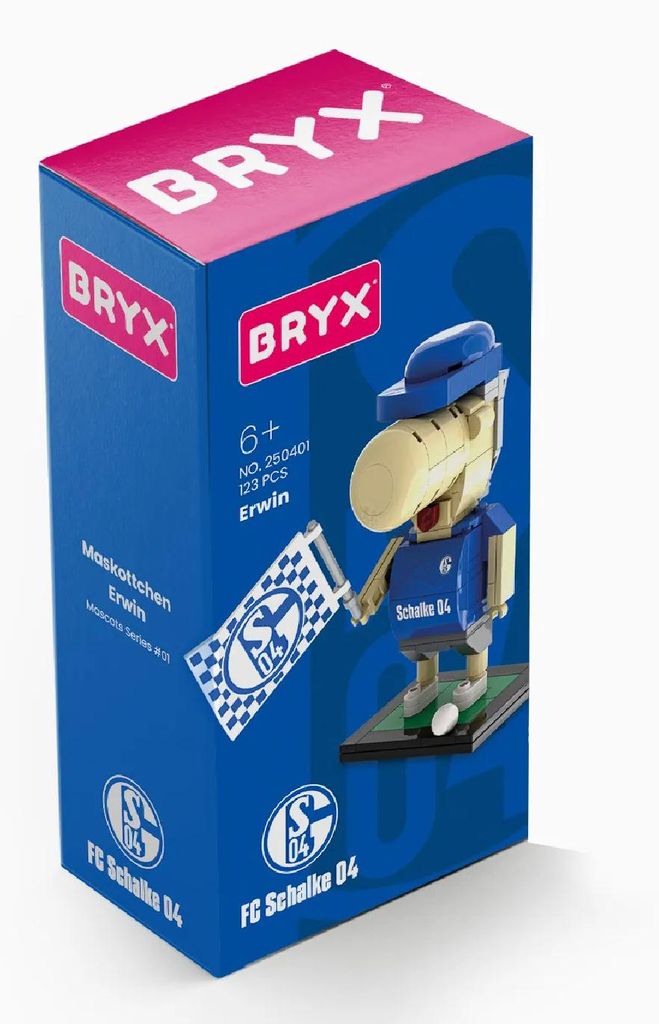 BRYX FC Schalke 04 Maskottchen Erwin Klemmbaustein Set 123 Produktbild 