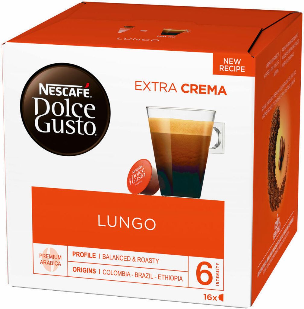 Nescafé Dolce Gusto Caffè Lungo, káva, kávové kapsle, Obrázek produktu 