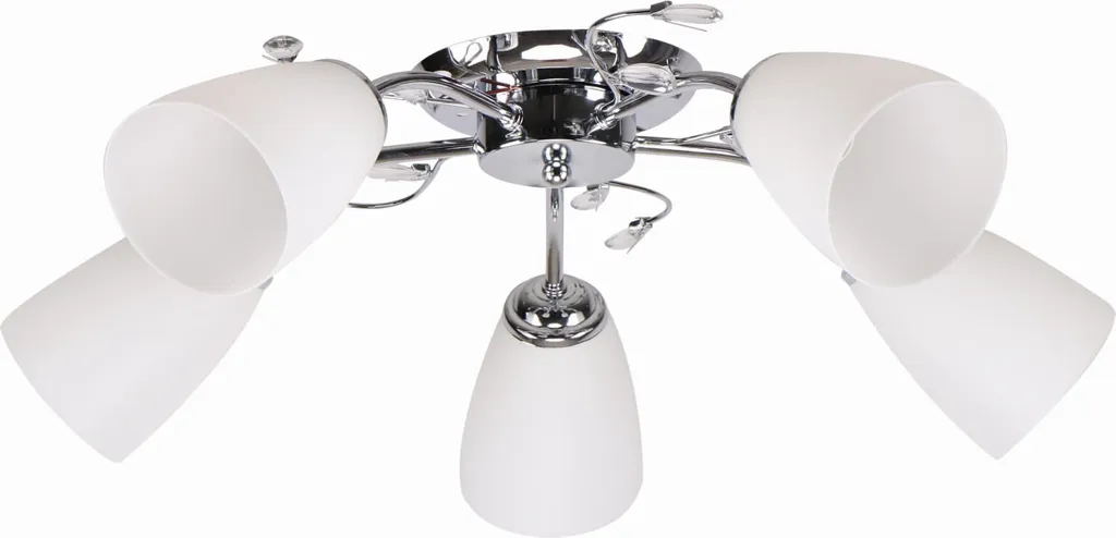Candellux URSELLA 35-79220 Lustre 5x40W E14 Blanc - Luminaire Moderne
