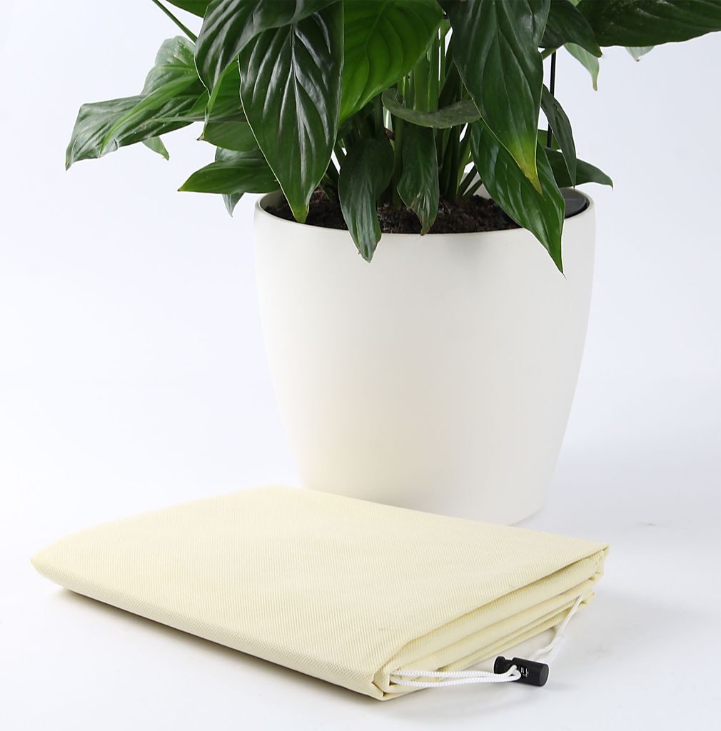Protezione Invernale Per Piante In Tessuto Non Tessuto 60g/m² - Sacco Antigelo Verde Con Cerniera E Cordoncino (80x100 Cm)