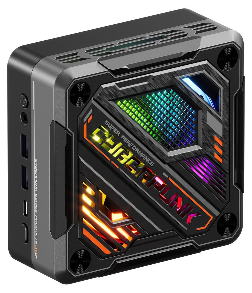 Mini-PC Windows 11PRO 16G DRR5 RAM 512G SSD Mini-Desktop-Computer AMD Ryzen? 78845HS Prozessor 8 Kerne 16 Threads RGB-Beleuchtung WIFI6 BT5.2 USB3....