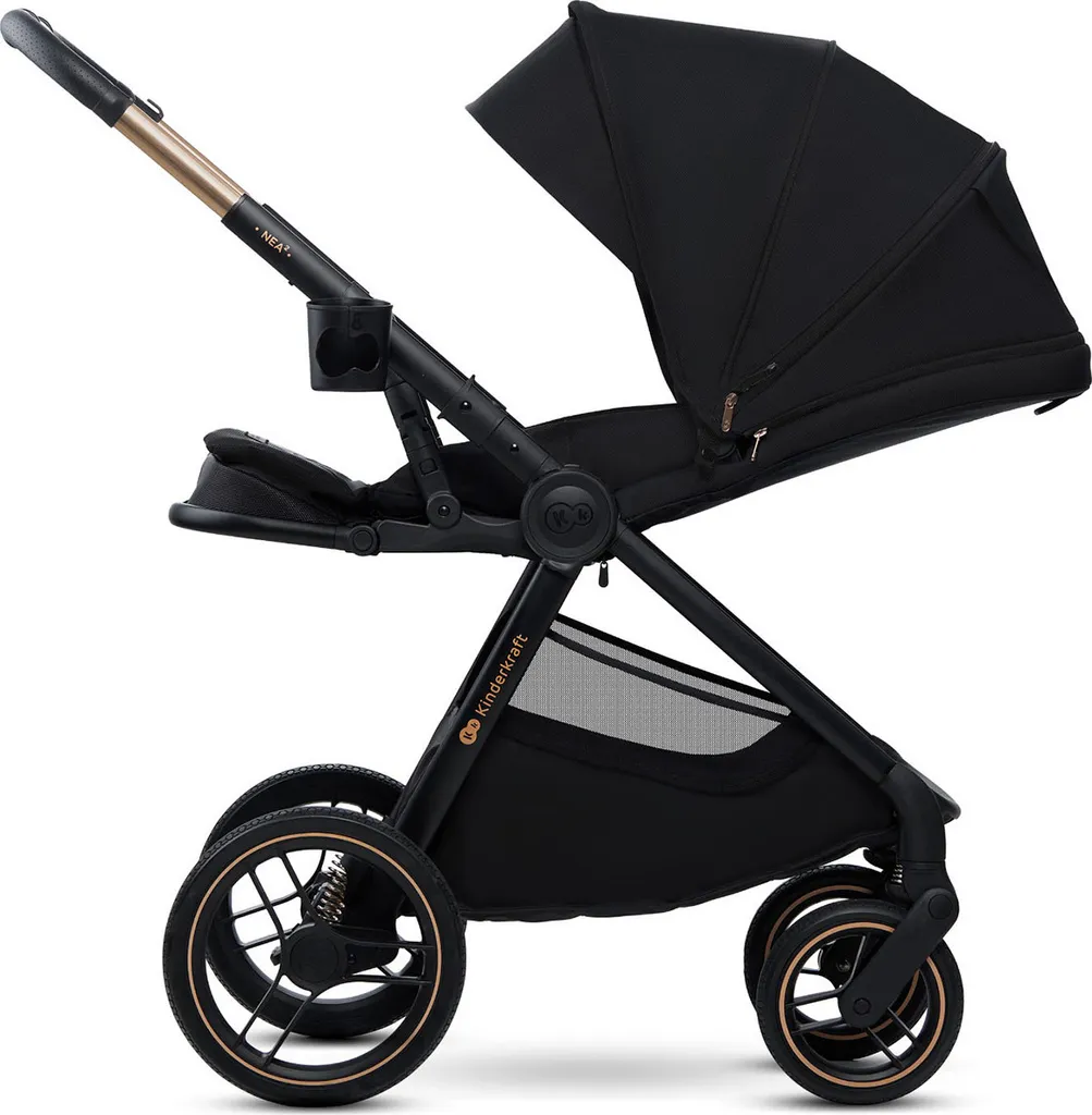 Poussette Nea 2 Midnight Noir : Solution légère pour petits coffres - 14
