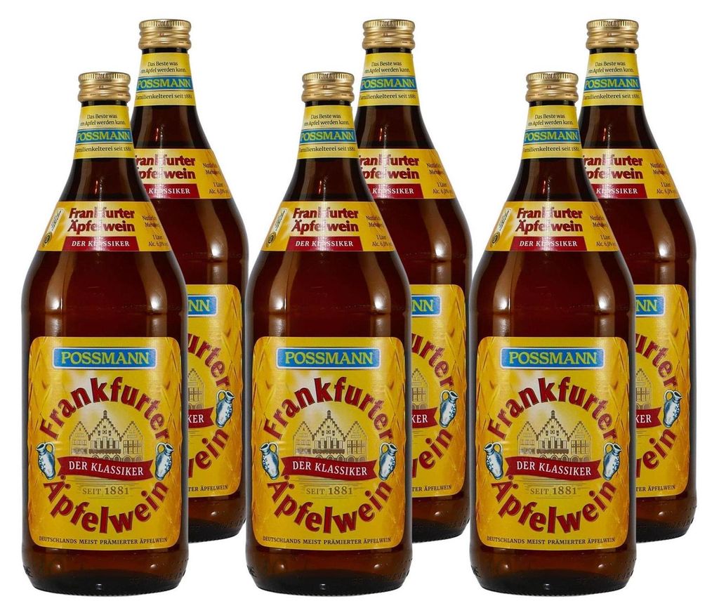 Possmann Frankfurter Äpfelwein (6 x 1,0L) MEHRWEG Produktbild 
