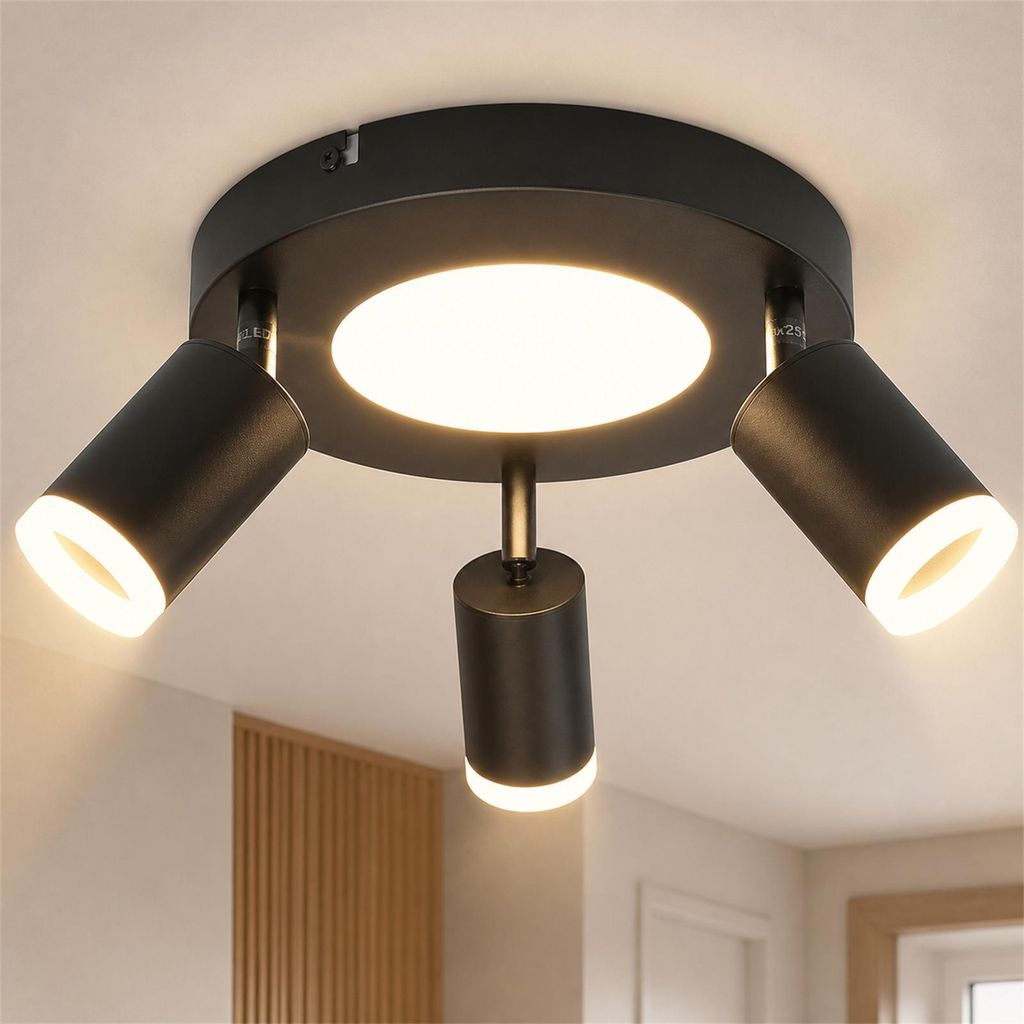ZMH Deckenleuchte Led Deckenspot 3 Flammig GU10 - Produktbild 