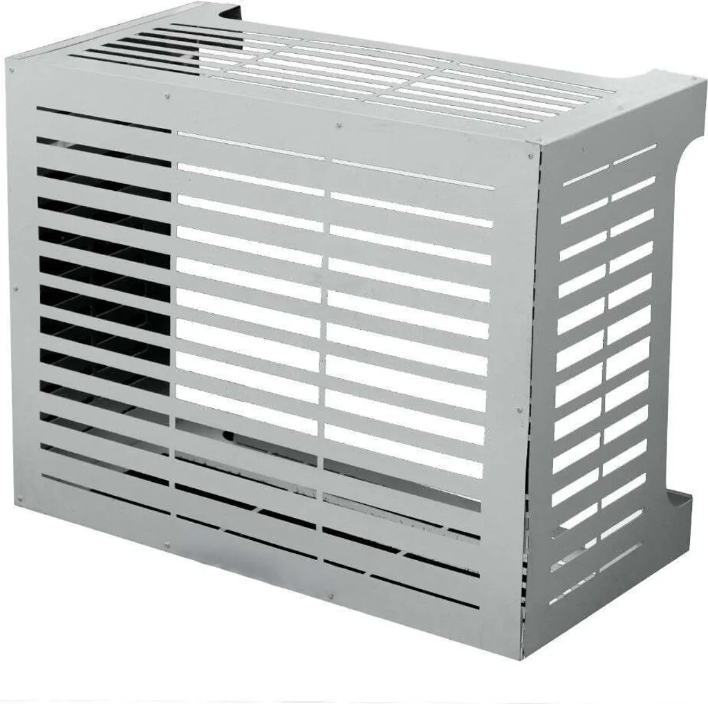 Copertura Climatizzatore LINEAR M Alluminio Bianco Design 86x44x68 cm