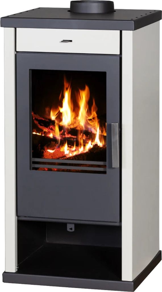 Victoria Vanessa Lux Ivory Kaminofen – 9,00 kW, A+ Klasse, Produktbild 