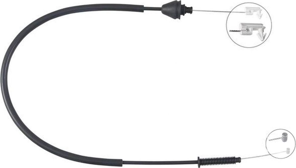 Gaszug Steuerung Drosselklappe 950 mm A.B.S. für RENAULT LAGUNA