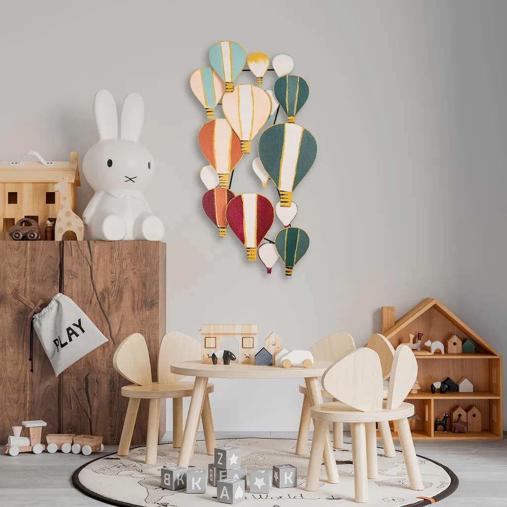 Wallity Kapadokya TNL2245 Decorazione di Lusso in Metallo 105x53cm - 3