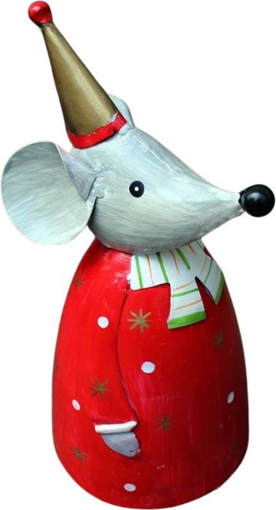Zaunhocker Weihnachts Maus