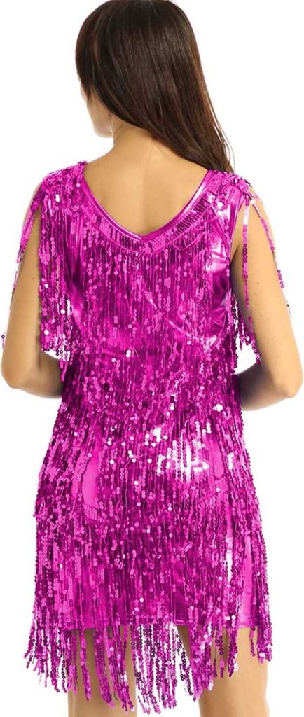ranrann Kinder Mädchen Latein Rumba Samba Cha Cha Kleid Kostüm Set mit