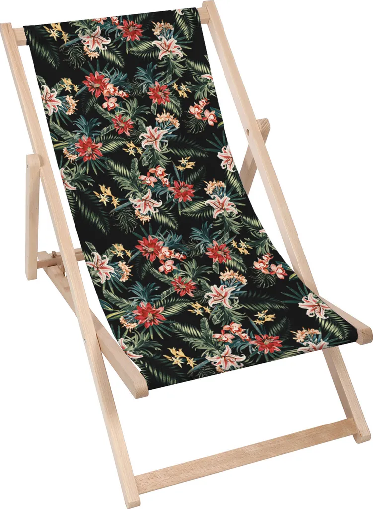 Sdraio Design Jungle Dreamroots: Lettino da Giardino Pieghevole 130kg
