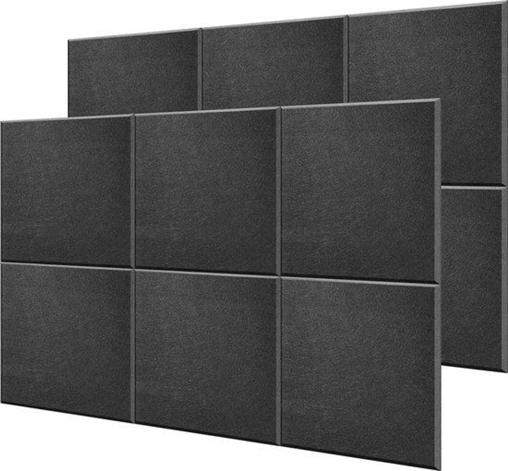 Akustische Wandpaneelen - 12 Stück - 305x305x101 cm - Gelöschte Wandisolatie - Hochdichte Wandbekleidung - Huis und Büro - Wanddekoration