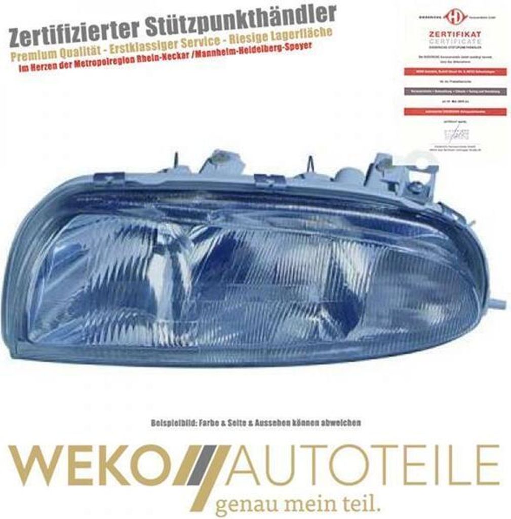 Diederichs Scheinwerfer li. Fiesta, 96-99