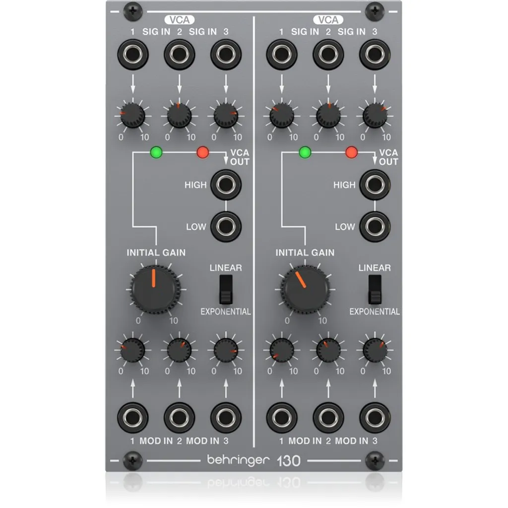 Module Synthétiseur Double VCA Behringer 130 pour Système Eurorack