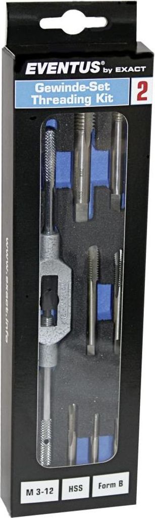 Exact Gewinde-Set Eventus 2 EB M3-M12 HSS Form B Kit 2 SB Produktbild 
