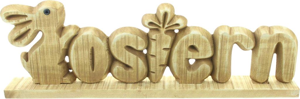 Schriftzug Ostern Dekoration Osterfigur Deko Tischdeko Figur Osterdeko Frühling