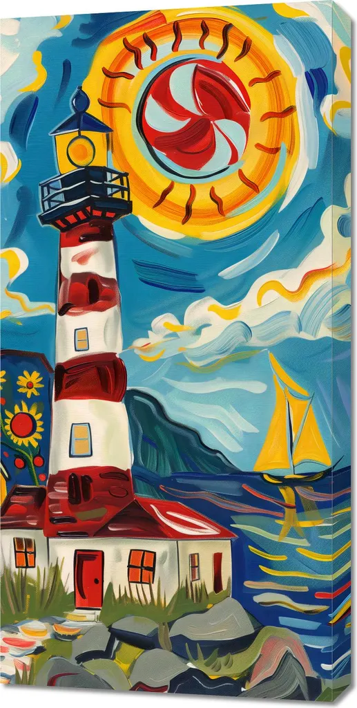Image Port animé 50 x 100 cm - Habillez vos grands murs vides avec style
