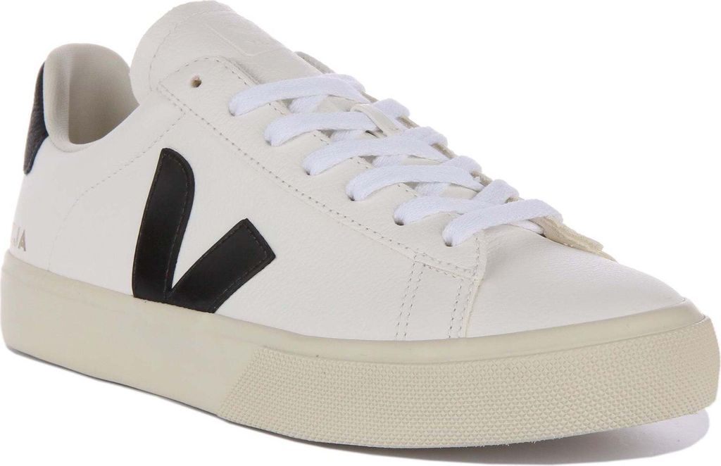 Veja Campo Herren Schnürung Chromefree Leder Turnschuhe Produktbild 