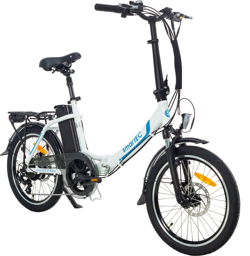 smartEC Camp-20D Falt Pedelec/E-Bike 20 Zoll matt Weiß Produktbild 1
