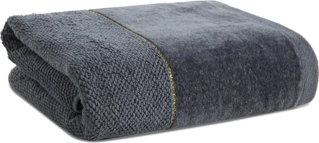 Asciugamano Cotone 50x90 Eurofirany Grigio Scuro per Bagno e Sauna