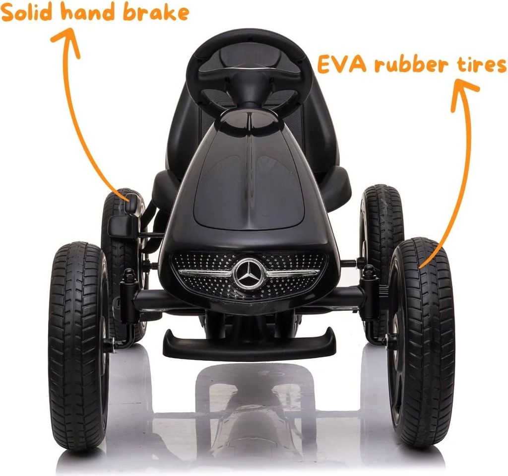 Gokart für Kinder Mercedes - 3 bis 7 Jahre - Verstellbarem Produktbild 5