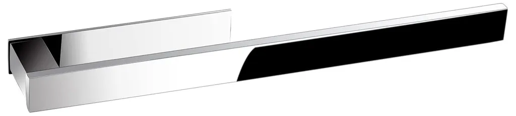 Porte-serviettes adhésif 39 cm en acier inox poli pour salle de bain
