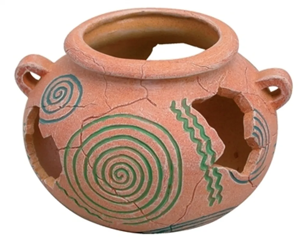 Zolux Ornamento Egiziano per Acquario - Vaso Misterioso in Resina
