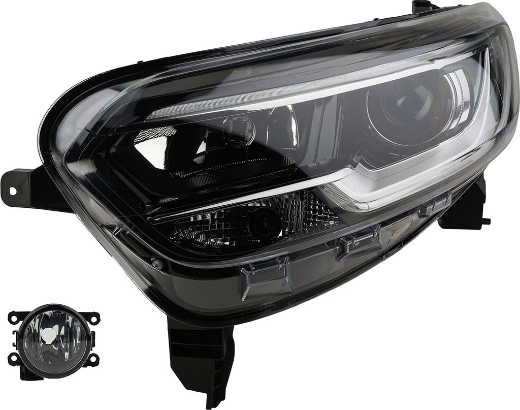 Johns, Scheinwerfer Haupt SW passend für Renault Kadjar 06/15- LI m LWR TFL LED + Nebel 260600217R 4422781 0006000618054 2615500Q0D 6000618054 938...