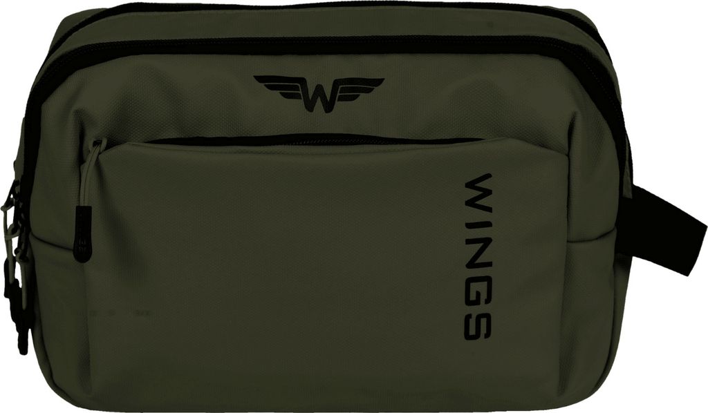 Cestovná kozmetická taška WINGS ROOK, zelená, 3 l, Obrázok produktu 