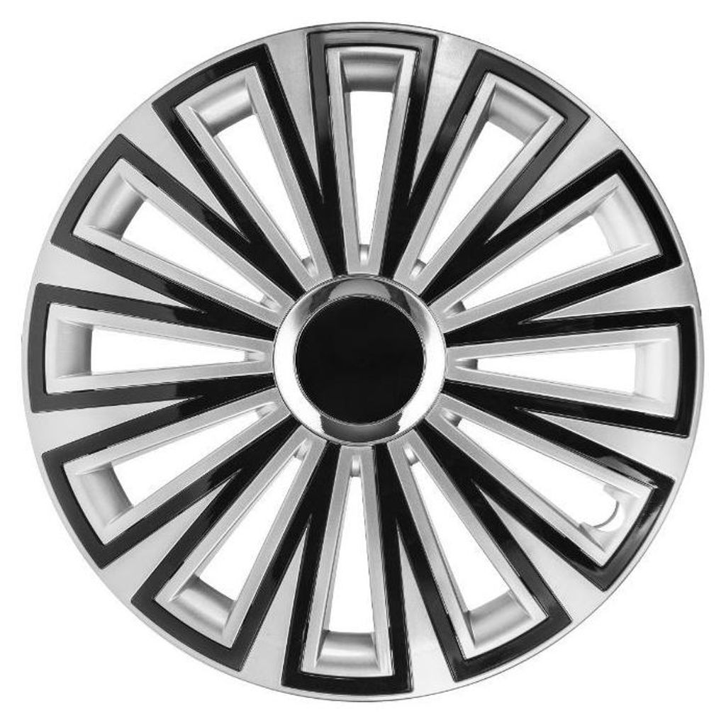 16" Zoll Radkappen Silber Schwarz Radzierblenden Radblenden SUNSET SR CZ 16 LEOPLAST