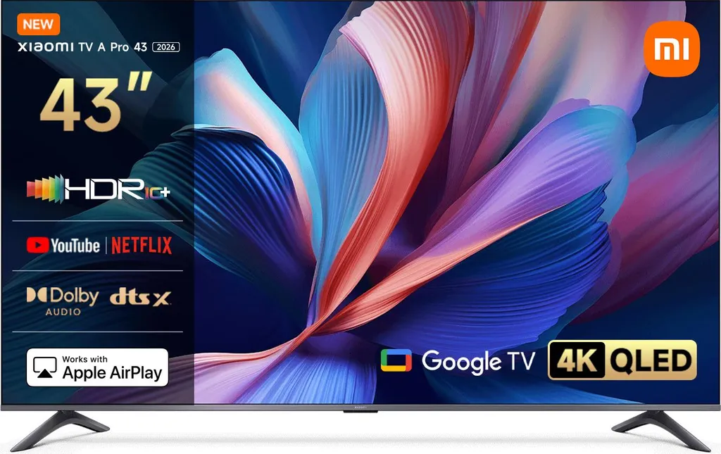 Xiaomi TV A Pro 2026 43'' Fini les Images Floues avec la 4K Ultra HD