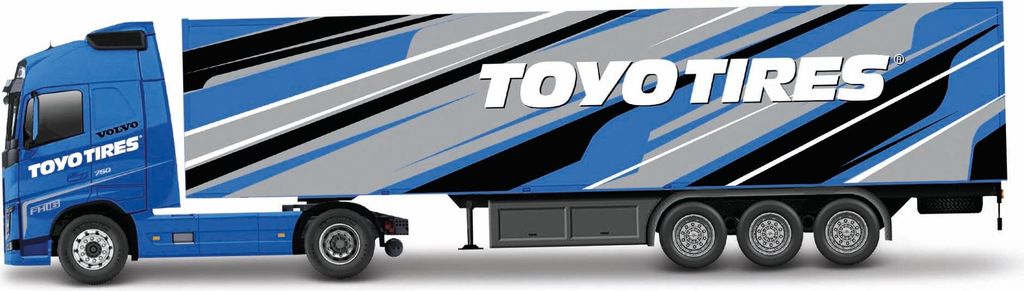Bburago 1:43 Volvo FH16 Globetrotter 750 XXL / Anhänger - Produktbild 