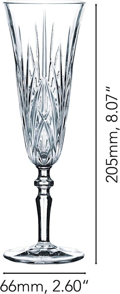 Nachtmann Palais, Champagnerflöte, 140 ml, Glas, Produktbild 