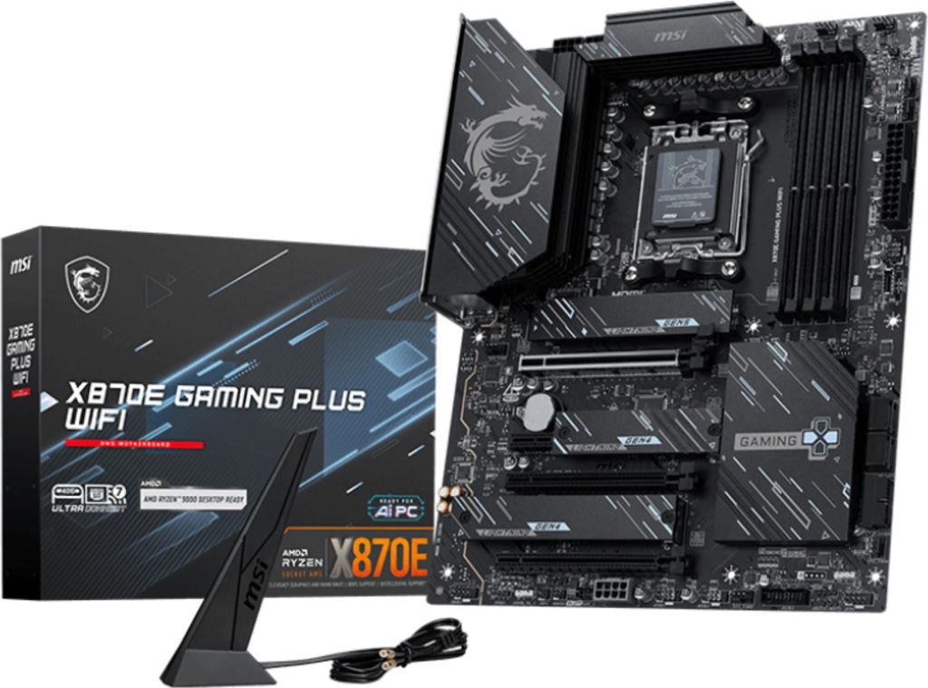 X870E GAMING PLUS WIFI (schwarz) Produktbild 
