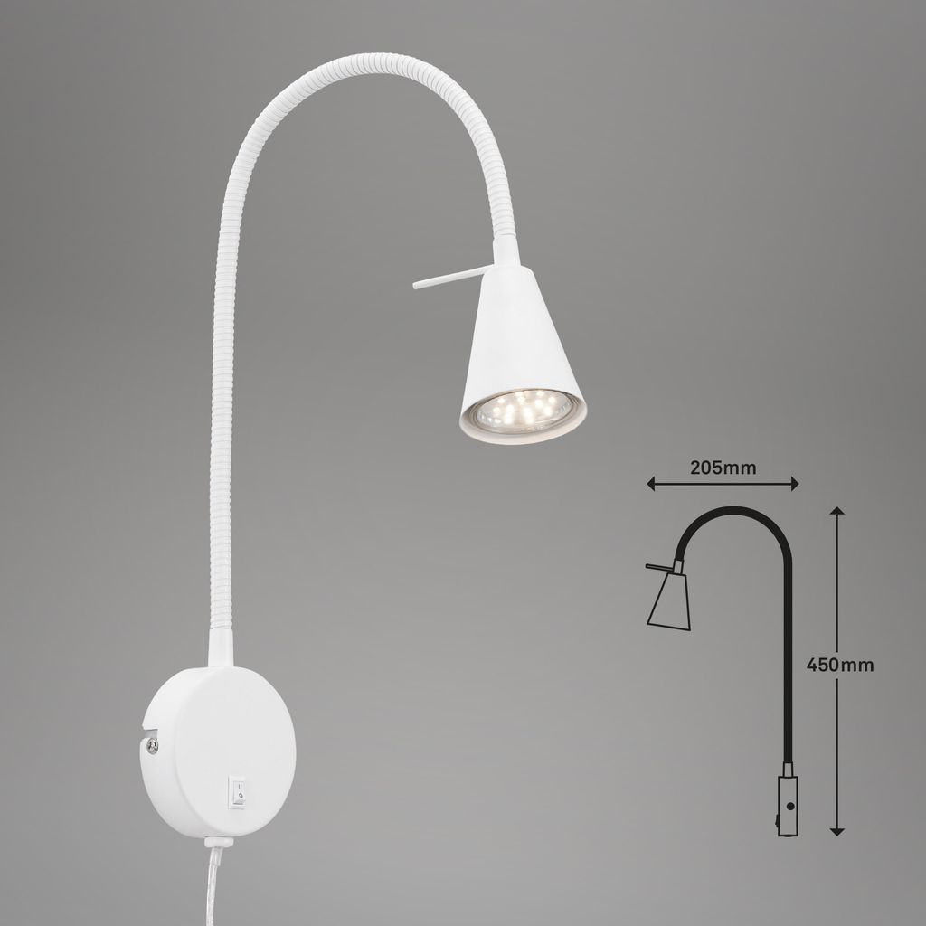 LED nástenné svietidlo Briloner GU10 4 W 400 lm 3000 K Obrázok produktu 6