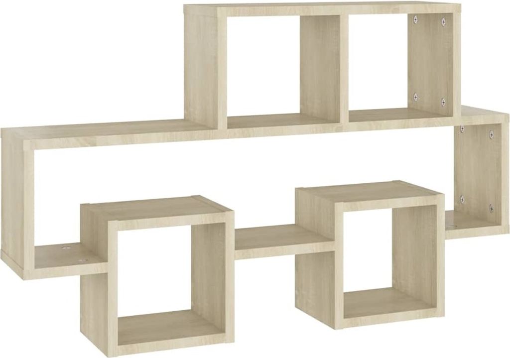 vidaXL Nástenná polica v tvare auta Sonoma Oak 82x15x51 cm Obrázok produktu 
