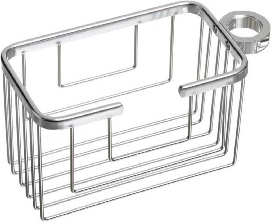Tatay Duschstangenhalter Duschkorb Silber Silber One Size