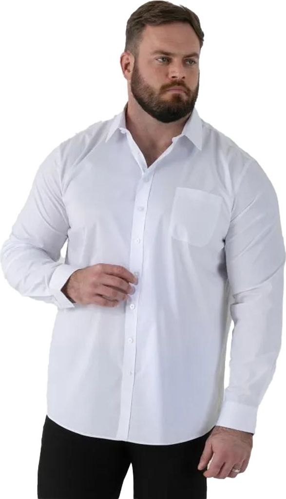 Duke - "Oliver D555" Hemd für Herren, Kingsize, Stretch DC592 (XXL) (Weiß)