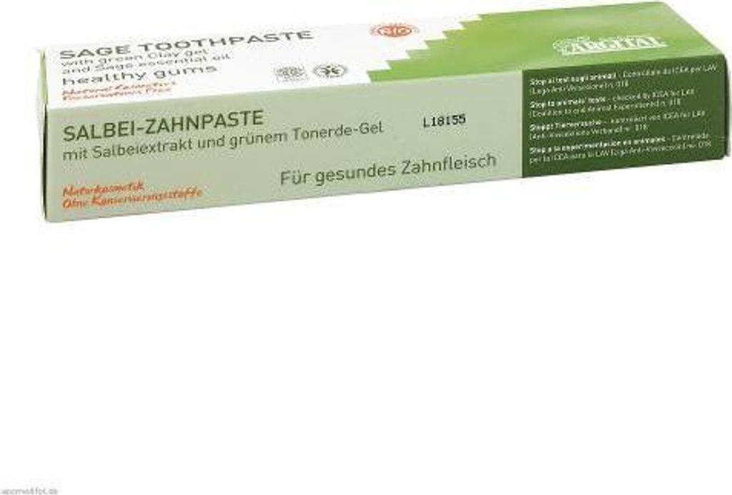 Zubn pasta so alviou a zelenm lom 75 ml Obrázok produktu 