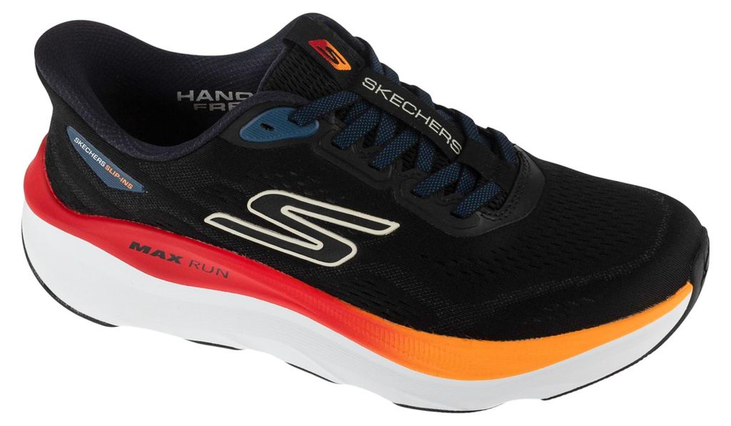 Skechers Slip-Ins: Max Run 221000-BKMT, Laufschuhe, Herren, Schwarz