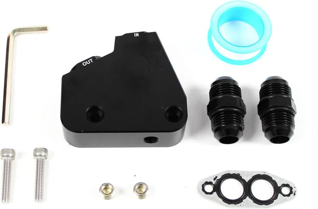 Adaptateur refroidissement huile moteur pour Corvette C5 C6 et GM LS1 LS6