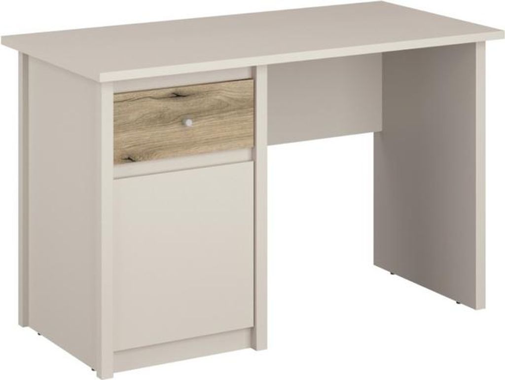 Kondela Schreibtisch Karos 1D1S/120 - Kaschmir / Eiche Evoke