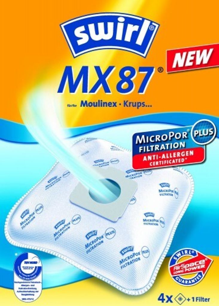 Swirl MX 87 MicroPor original: 4 sacchetti per Immagine del prodotto 