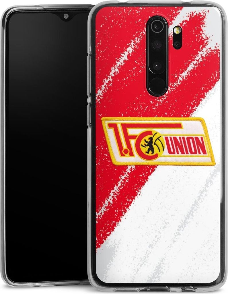 DeinDesign Handyhülle für Xiaomi Redmi Note 8 Pro Silikon Hülle Case Smartphone Schutzhülle 1. FC Union Berlin Logo Offizielles Lizenzprodukt