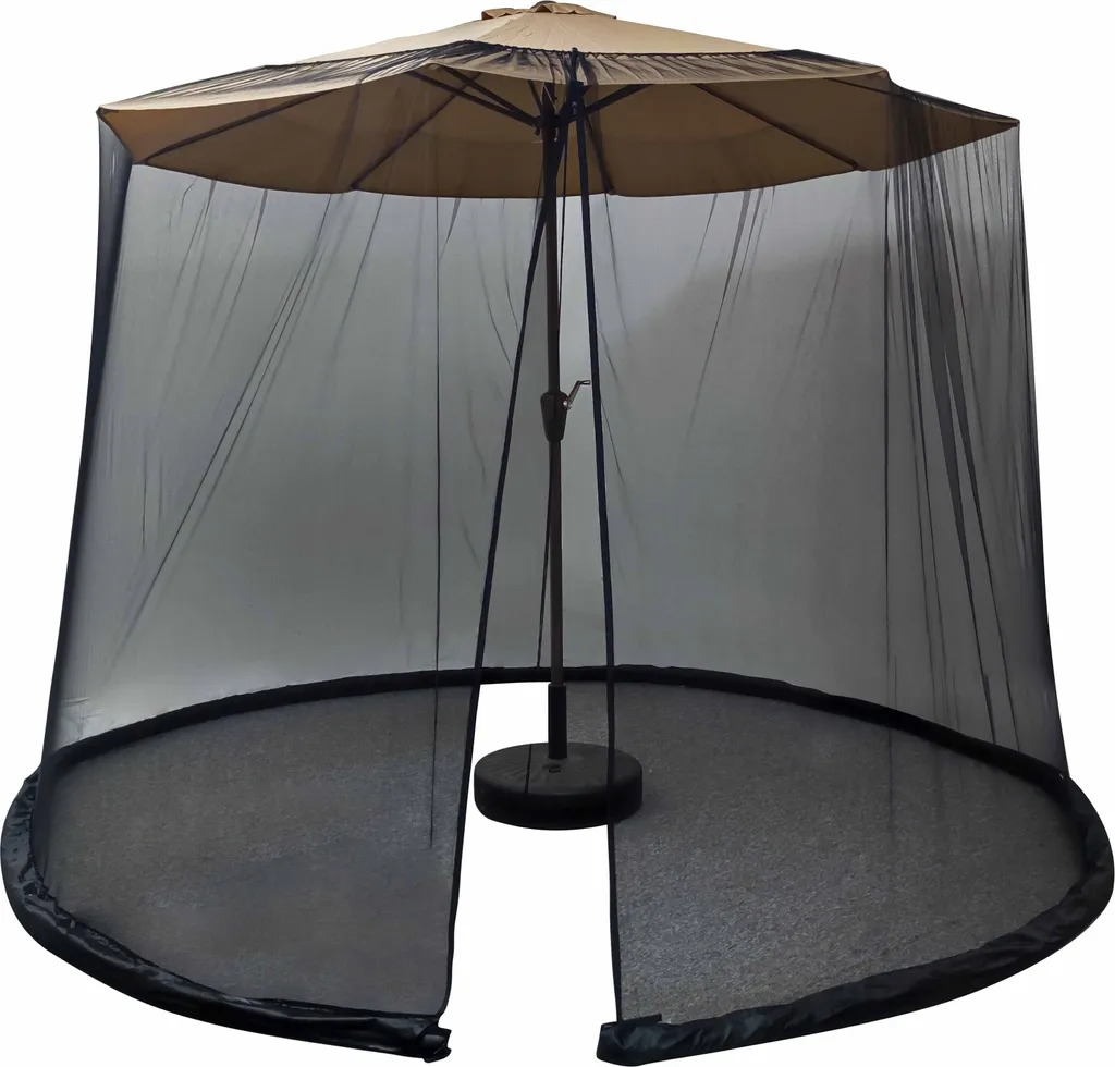Moustiquaire Deconet pour parasol 300cm - Protection jardin 950x230 cm