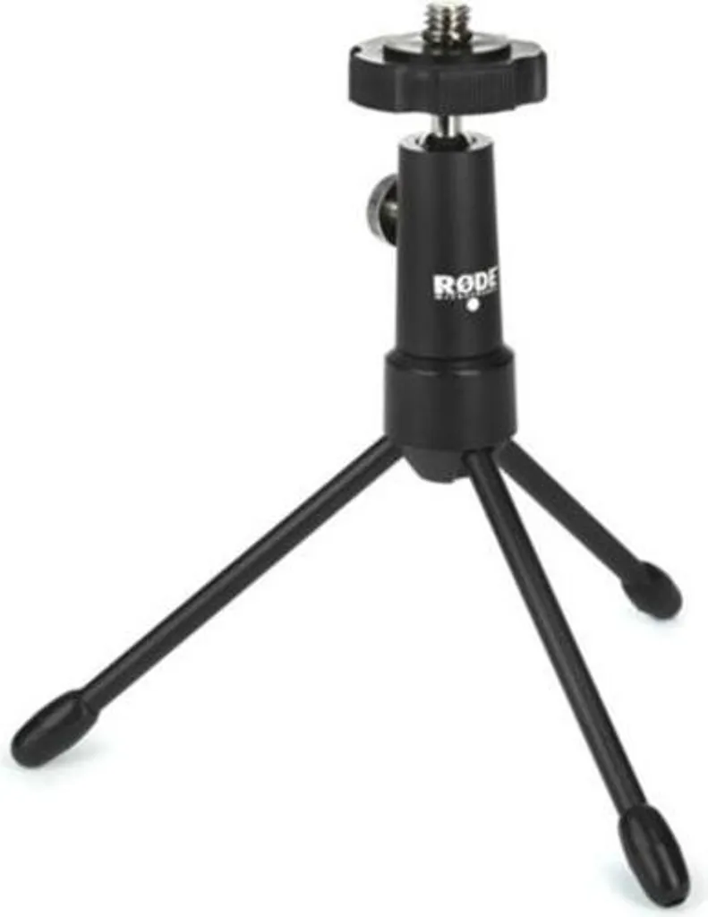 RØDE Tripod Support de Micro Compact Noir avec Pieds Antidérapants