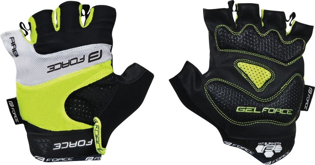 Handschuhe FORCE RAB fluor : Größe - M Größe: M