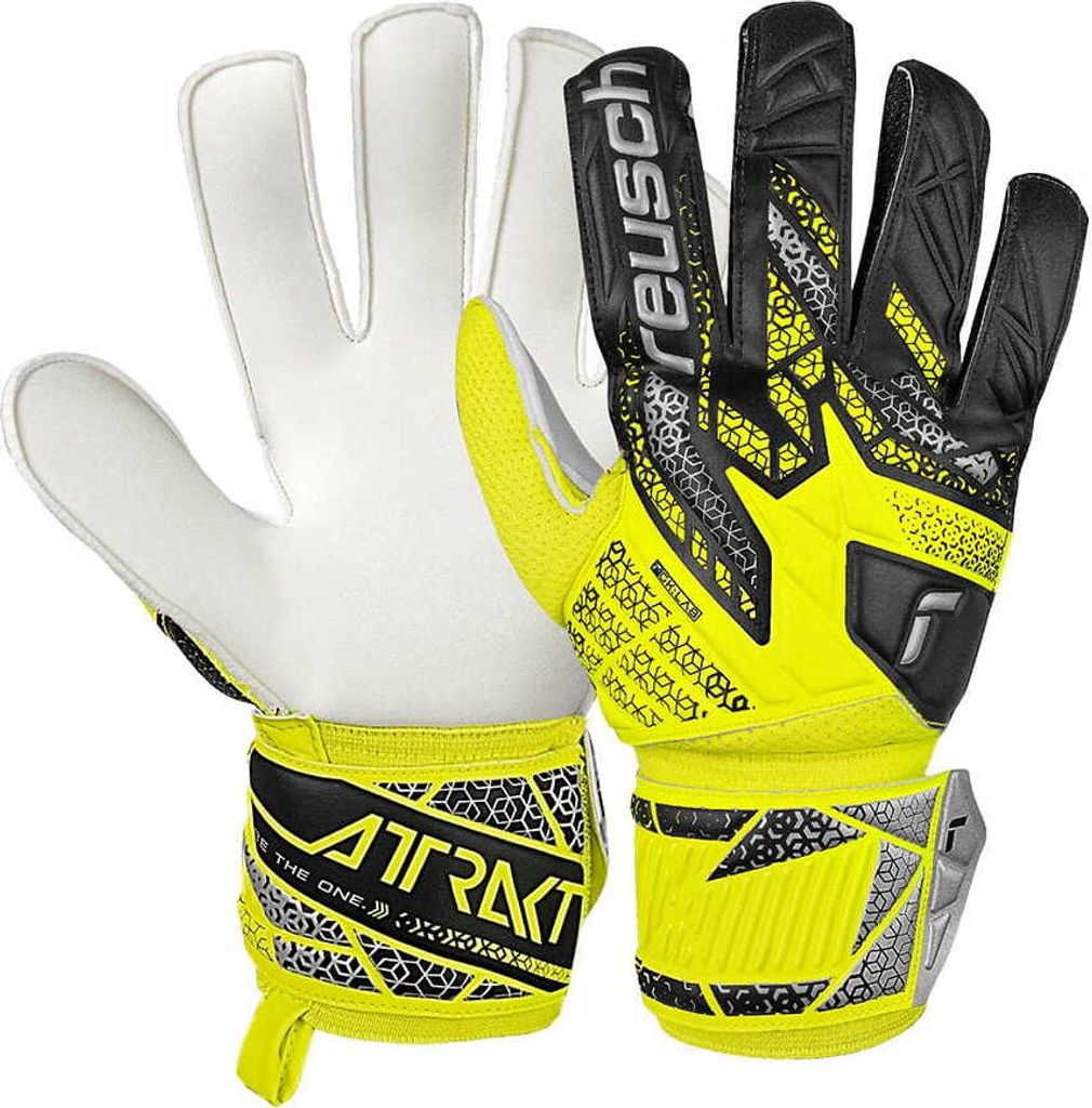 Reusch Attrakt Solid 5570515 2014 Goalkeeper Gloves Pullunder Reusch Größe: 7,5,