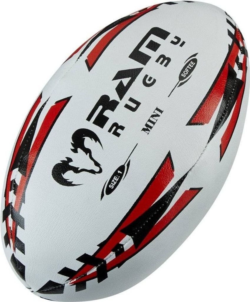 Mini-Rugbyball Softee – 15 cm – Größe 1 - Soft Grip - Nr. Produktbild 