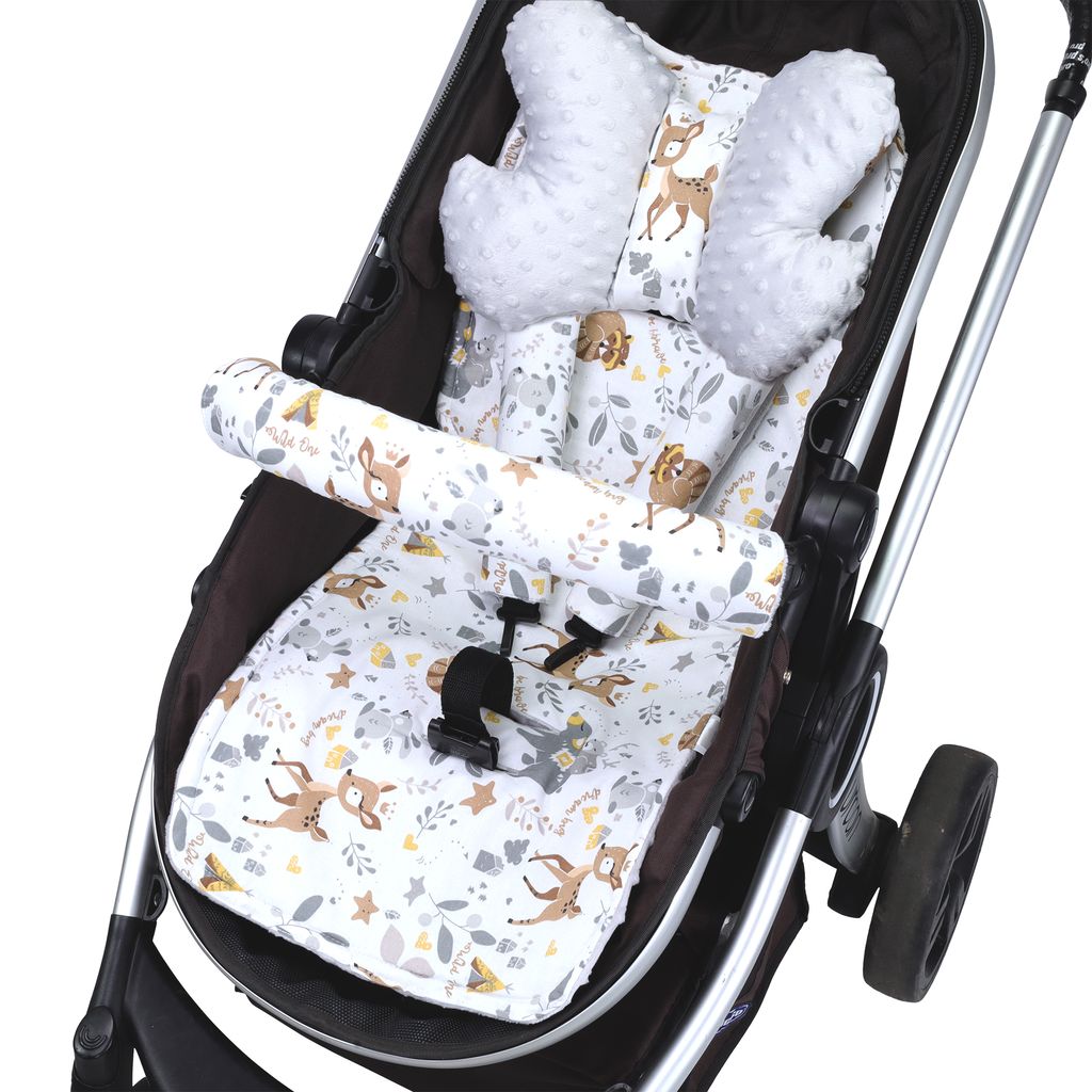 Baby Sitzauflage Kinderwagen Kissen Kindersitz Und Babyschale Universal Atmungsaktive Winter Warm Sitzauflage Für Kinderwagen Buggy 